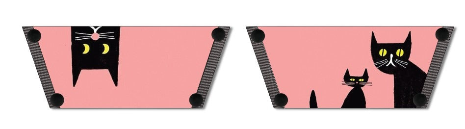 Black Cat Women Shoes Strap