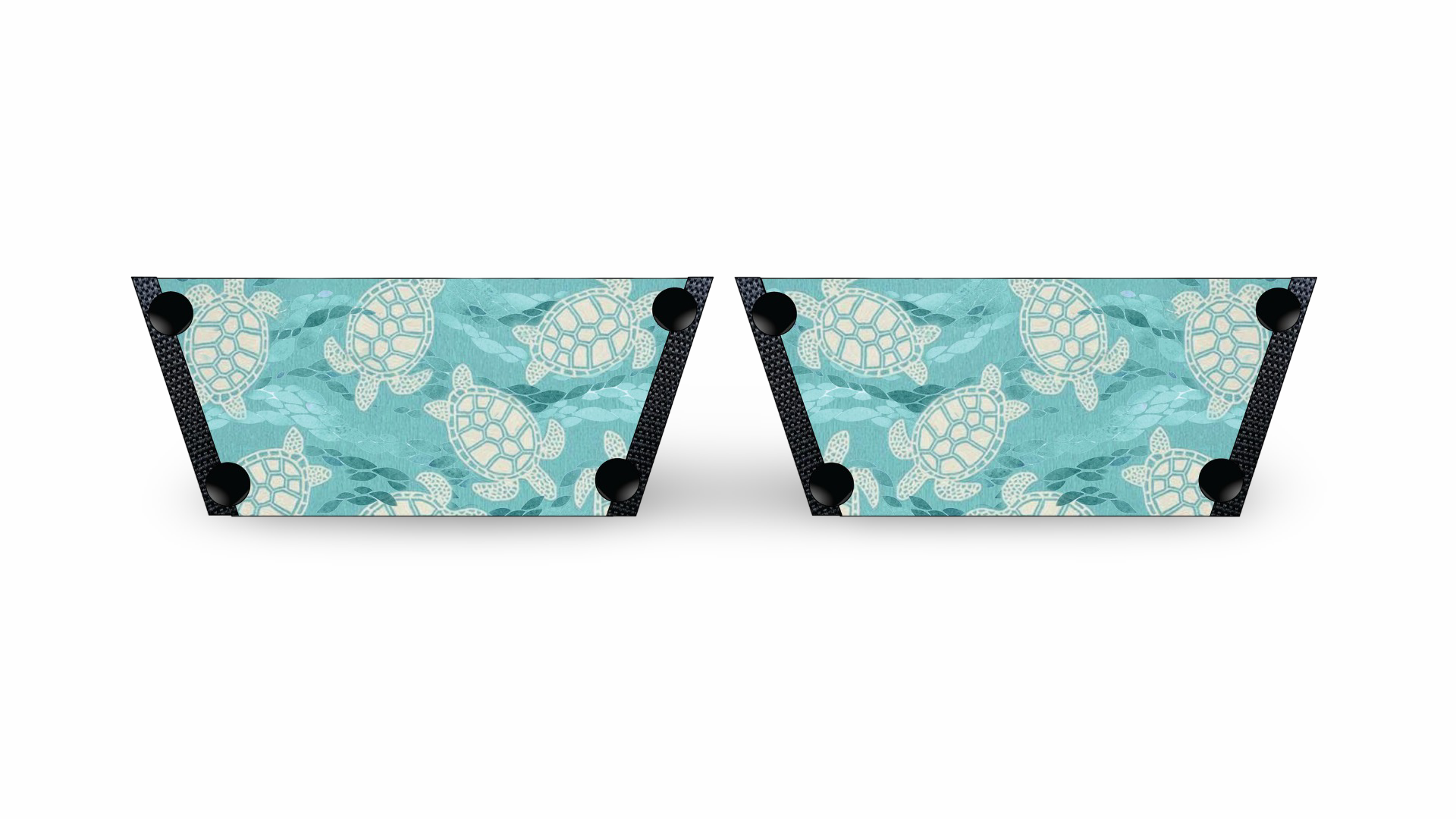  Close-up of Turtle Paradise interchangeable strap  by Soule Footwear on white background