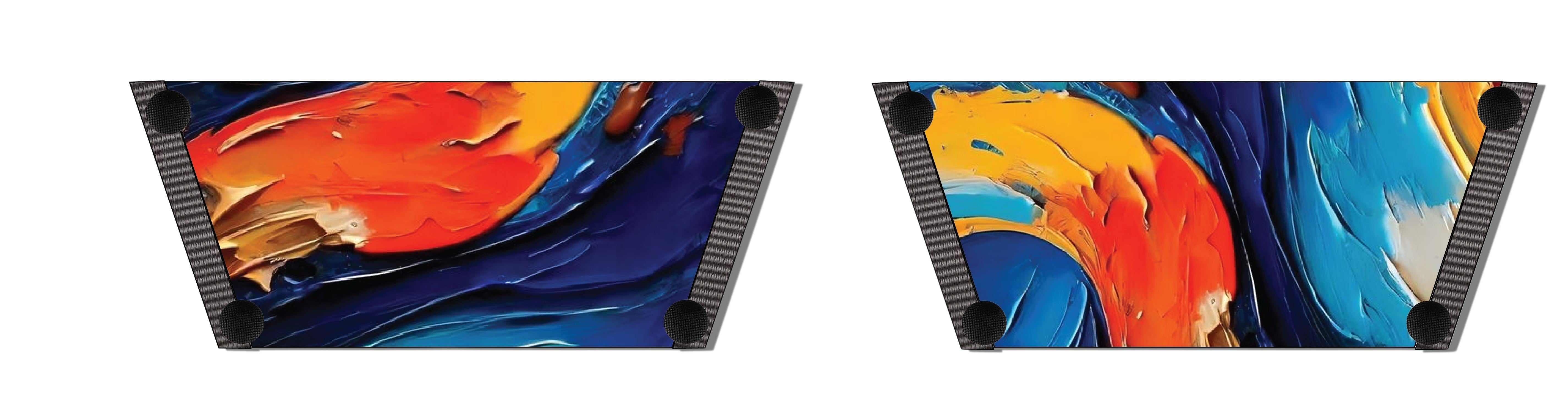 Bold Fluid Art Combo (1 sole + 1 strap)