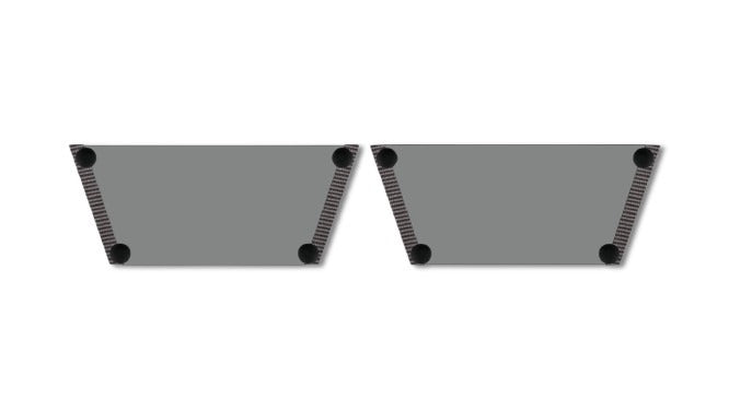 Slate Serenity cool grey solid interchangeable strap by Soule Footwear — left and right view