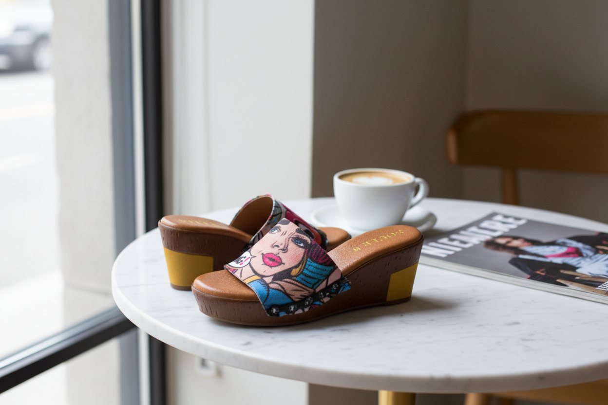 Purr-fectly Adorable + OMG Chic + Playful Fluid Art 1 sole 3 straps interchangeable sandals combo, UK 3-8 — Soule