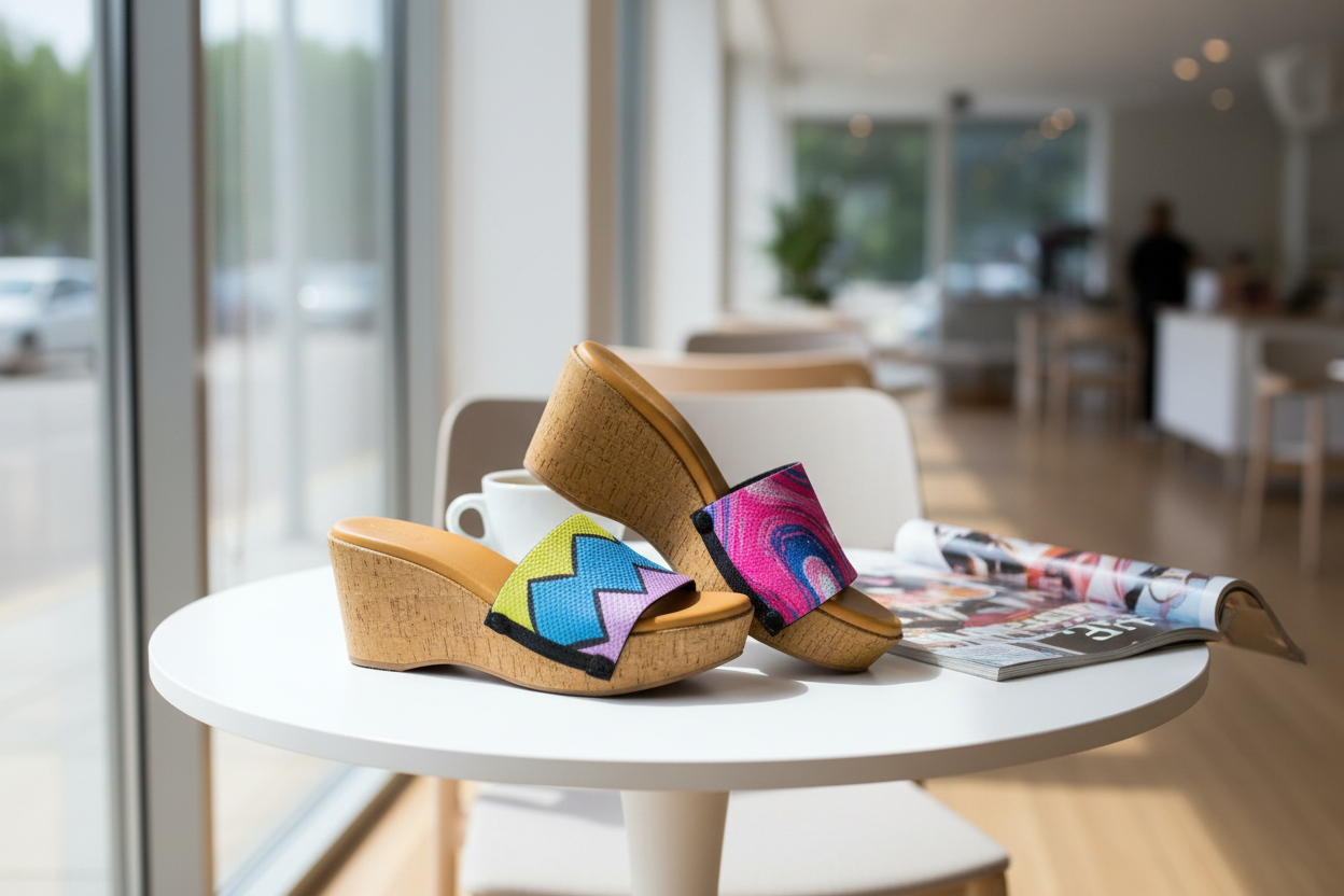 Pink Fluid Art + Zigzag Zest + Ethnic Elephant 1 sole 3 straps interchangeable sandals combo, UK 3-8 — Soule