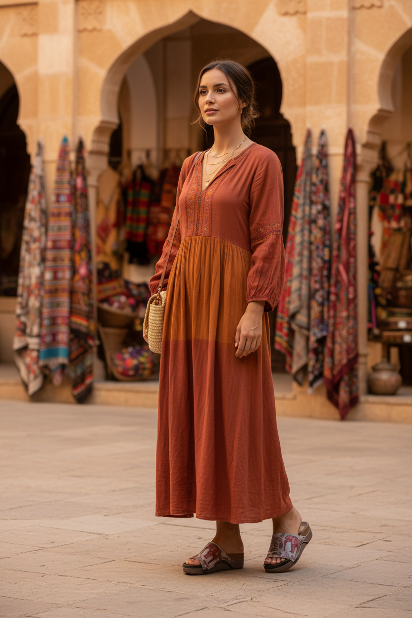 Full-length Ethnic Elephant