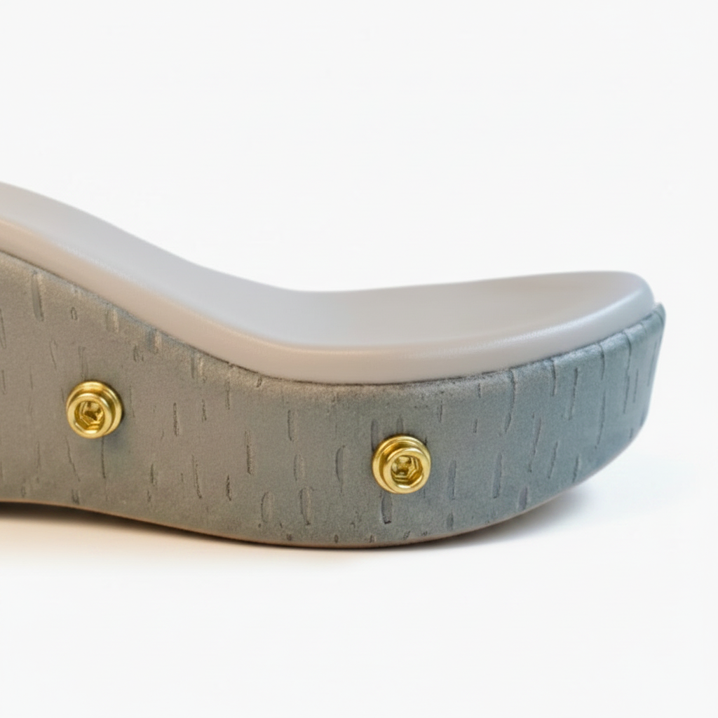 Grey sole button refined