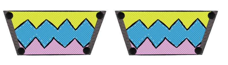 Zigzag Zest Combo (1 sole + 1 strap)